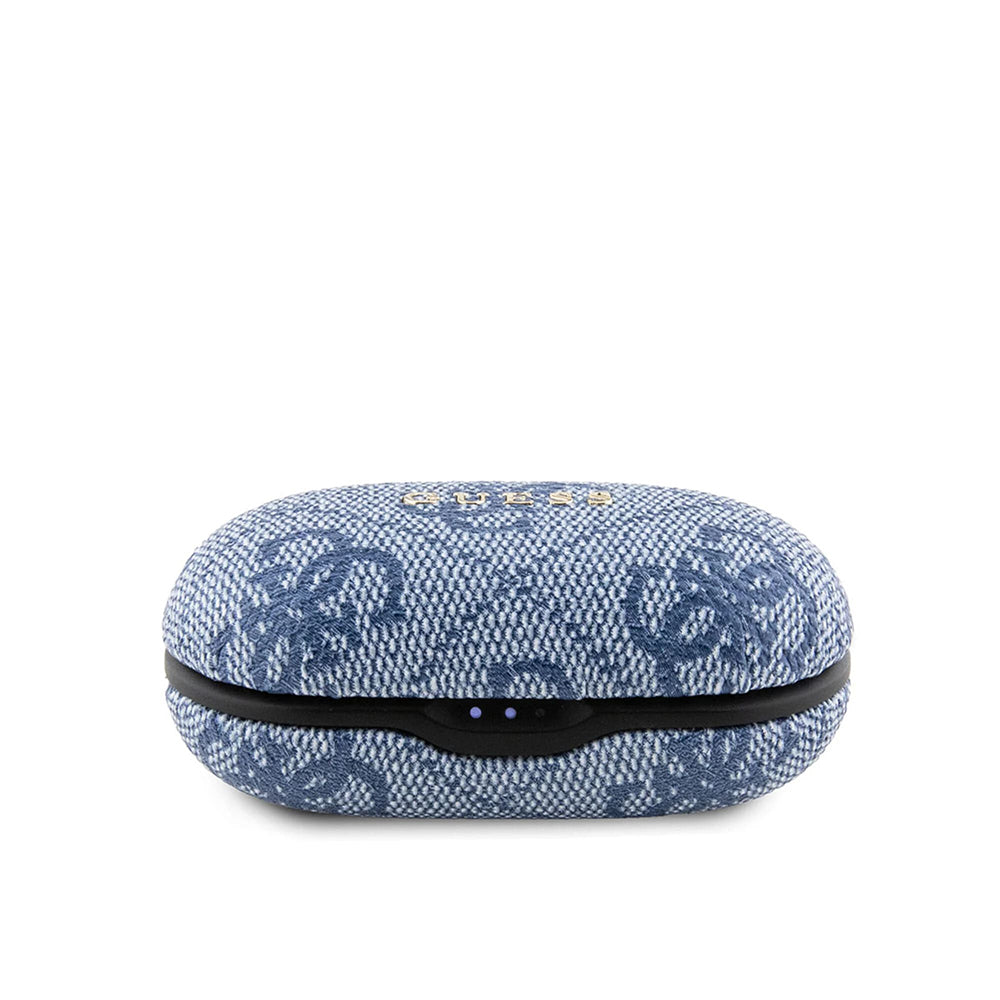 Handsfree Bluetooth Guess 4G Metal, TWS, Blue