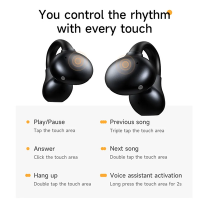 Handsfree Bluetooth HOCO EA8, TWS, White