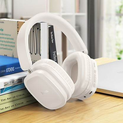 Handsfree Bluetooth HOCO W51 Delightful, A2DP, White 