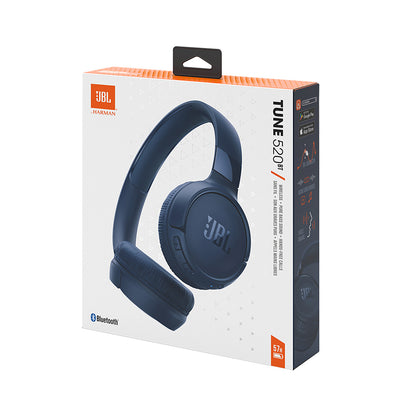 Handsfree Bluetooth JBL Tune 520BT, MultiPoint, A2DP, Blue JBLT520BTBLUEU