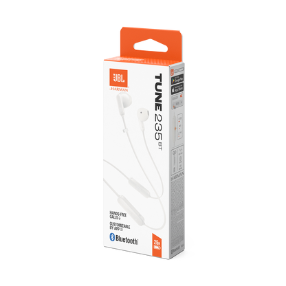 JBL Tune 235BT White Bluetooth Handsfree, MultiPoint, A2DP, JBLT235BTWHT