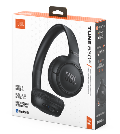 Bluetooth Handsfree JBL Tune 530BT, MultiPoint, A2DP, Black JBLT530BTBLK