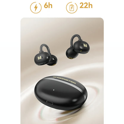 Bluetooth Handsfree Monster AirClip AC200, TWS, Black