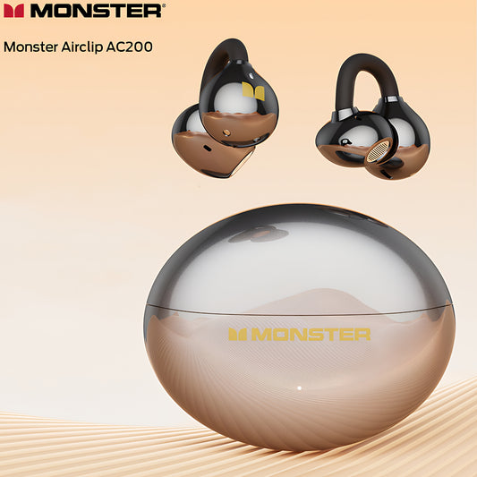Bluetooth Handsfree Monster AirClip AC200, TWS, Black