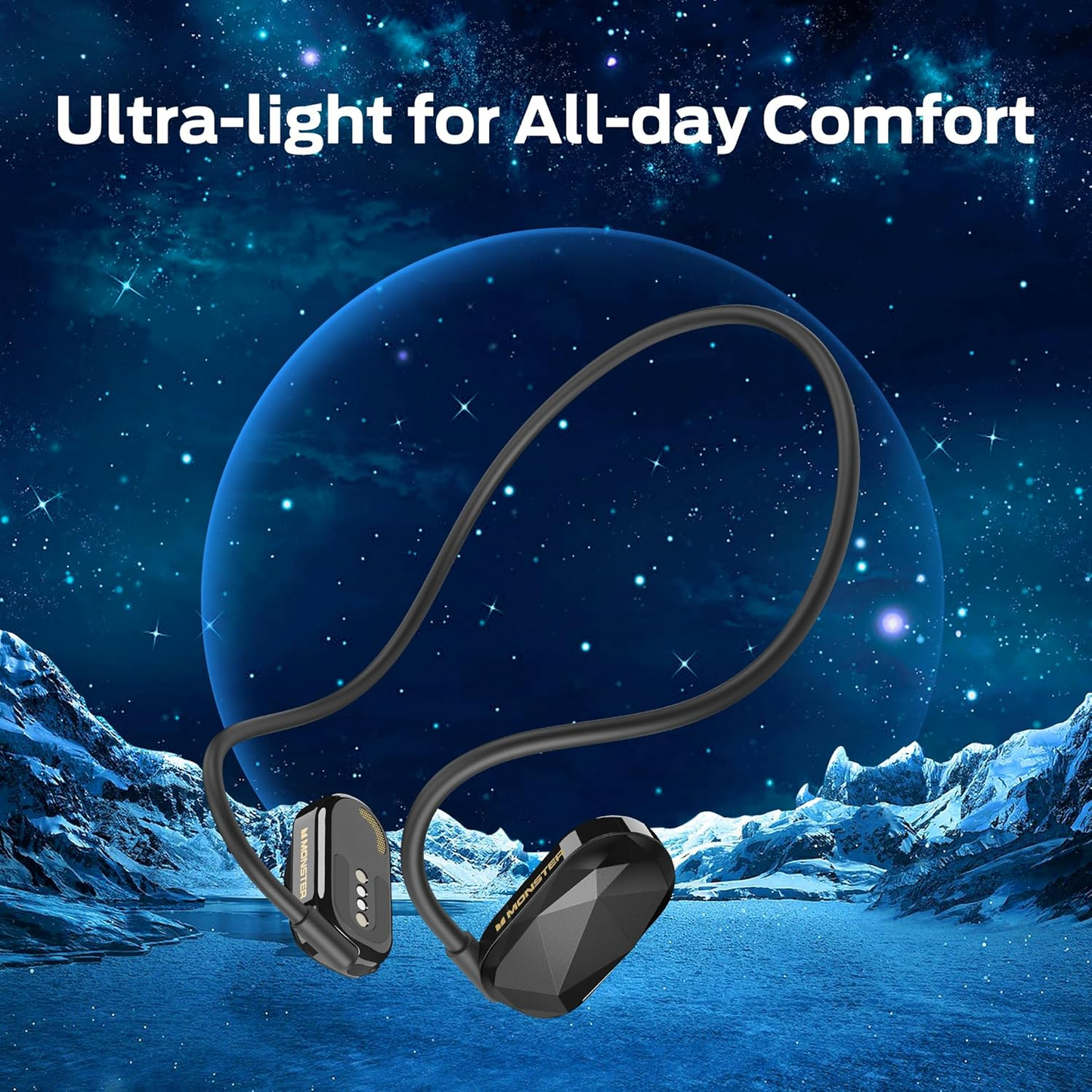 Bluetooth Handsfree Monster Aria Free, A2DP, Black