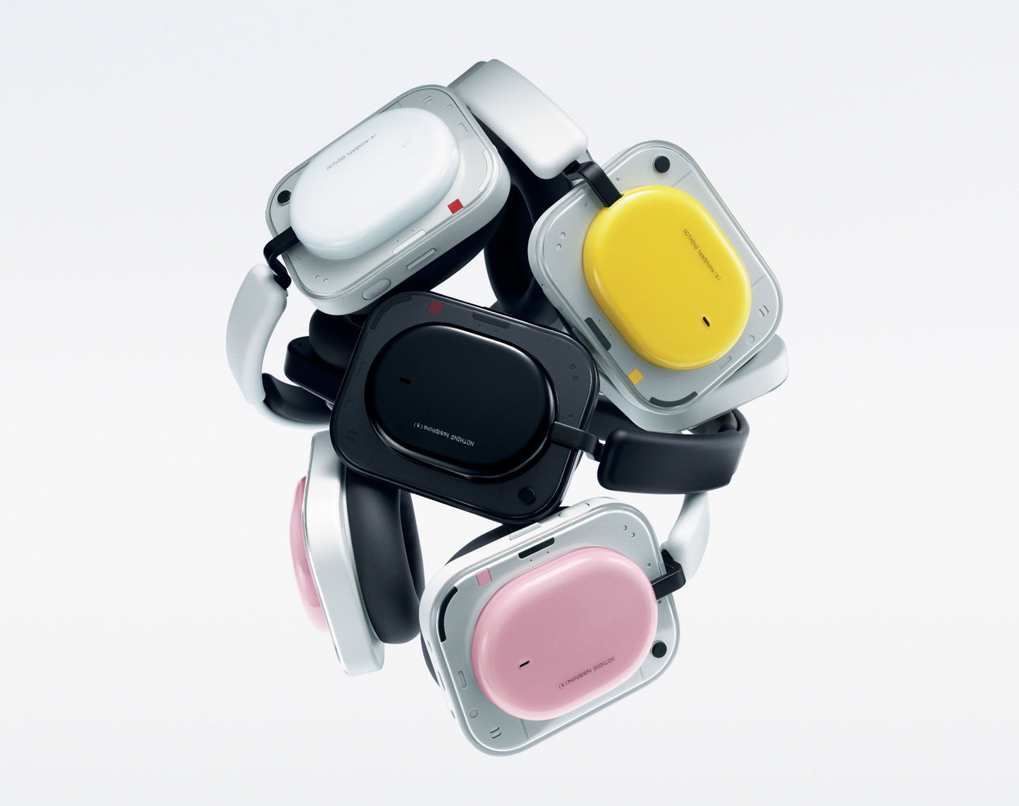 Handsfree Bluetooth Nothing Headphone (a), MultiPoint, A2DP, ANC, Pink