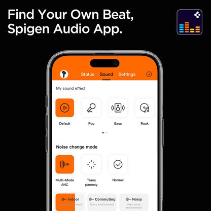 Handsfree Bluetooth Spigen SA2403, A2DP, ANC, Black ASD09691