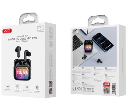 Handsfree Bluetooth XO Design X50, TWS, ANC, Black