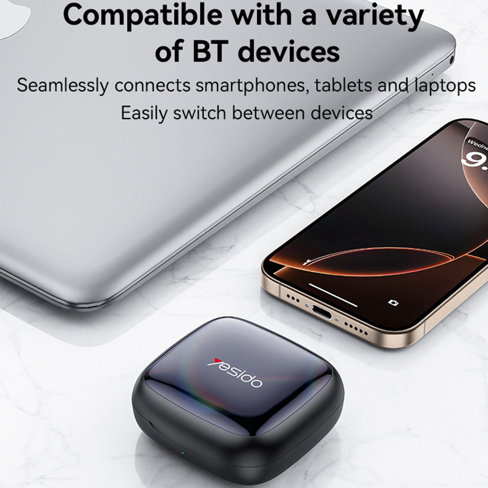 Handsfree Bluetooth Yesido YSP24, TWS, Black