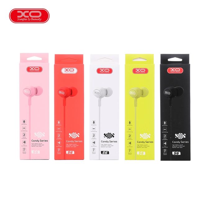 Handsfree 3.5mm XO Design S-6 Candy, White