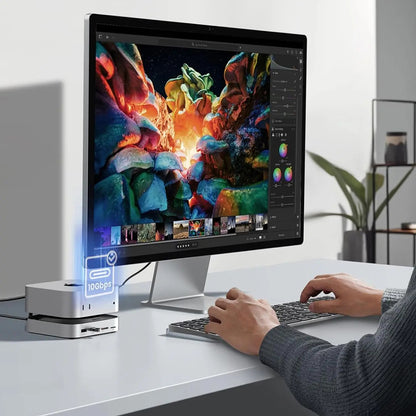 GREEN CM841 (65487) Multifunctional Hub for Apple Mac Mini M4, Black