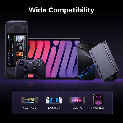 UGREEN 75126 Support Hub for Portable Console, Gray