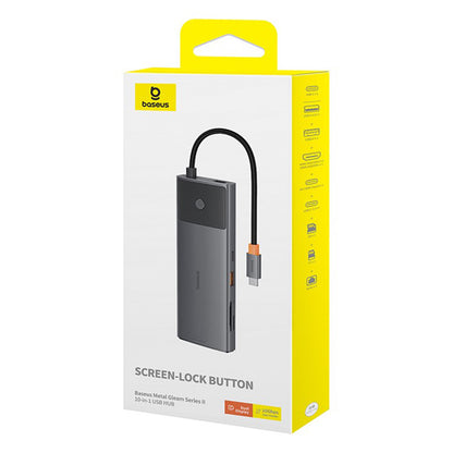 Baseus Gleam II USB-C Hub, 10in1, Black B0114200