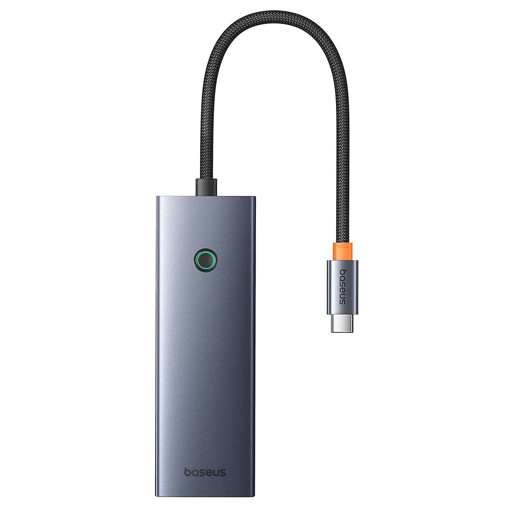 Baseus UltraJoy USB-C Hub, 3 x USB-A 3.0 - 1 x USB-C - 1 x HDMI - 1 x SD - 1 x microSD, Gray B00052803811-00