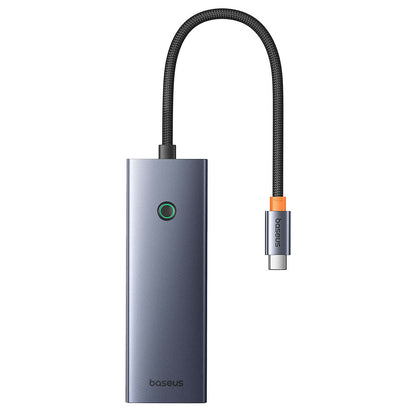 Baseus UltraJoy USB-C Hub, 3 x USB-A 3.0 - 1 x USB-C - 1 x HDMI - 1 x SD - 1 x microSD, Gray B00052803811-00