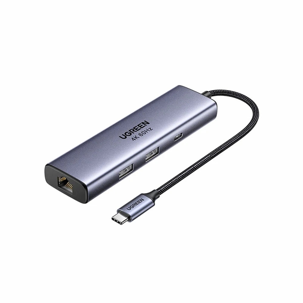 UGREEN CM512 (75643) USB-C Hub, 6in1, Gray