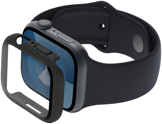 Belkin ScreenForce TemperedCurve Case for Apple Watch 40mm / 41mm Series, Black OVG003zzBK-REV
