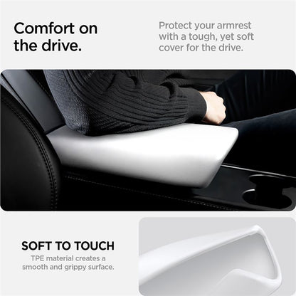 Spigen TO240 Car Armrest Cover for Tesla Y / 3 (2022 - 2023) ACP07645