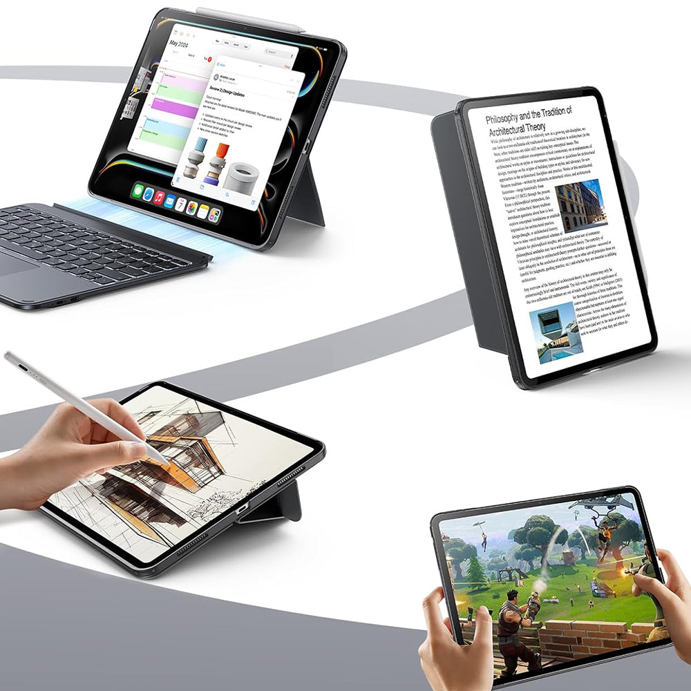 Keyboard Case for Apple iPad Air 13 (2025) / Air 13 (2024), ESR, Shift, Gray