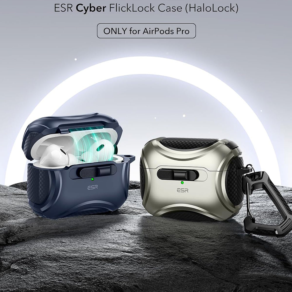 ESR Cyber Case for Apple AirPods Pro Series, Blue