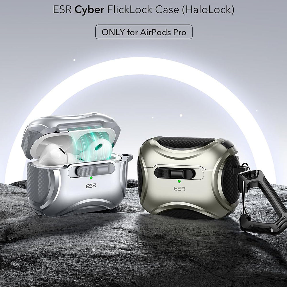 ESR Cyber Case for Apple AirPods Pro Series, Gray