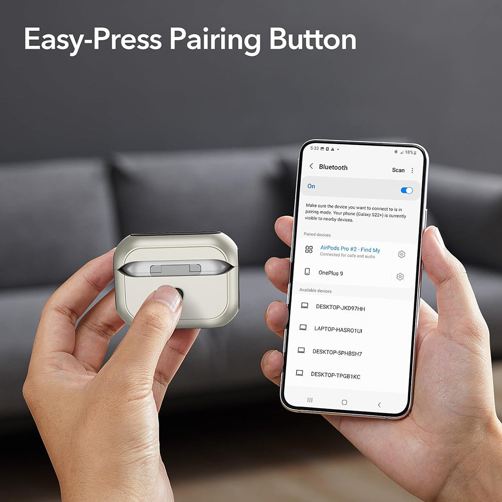 ESR Orbit Hybrid Case for Apple AirPods 4, Purple