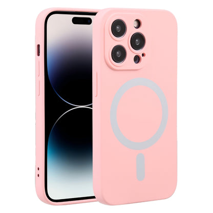 MagSafe Case for Apple iPhone 15 Pro, OEM, Liquid Silicone, Pink