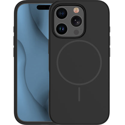 MagSafe Case for Apple iPhone 15 Pro Max, OEM, Silicone Thin, Black