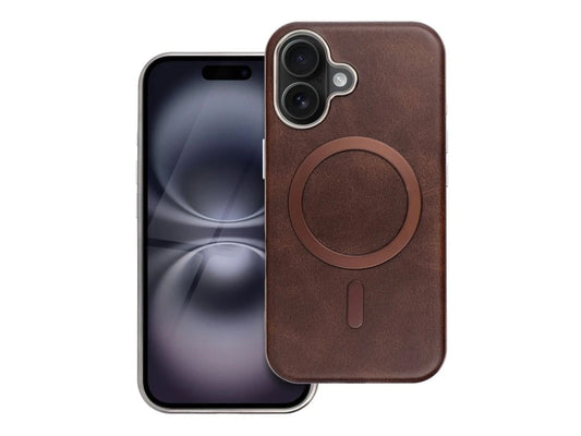 MagSafe Case for Apple iPhone 16 Pro, OEM, Gentleman Mag, Brown