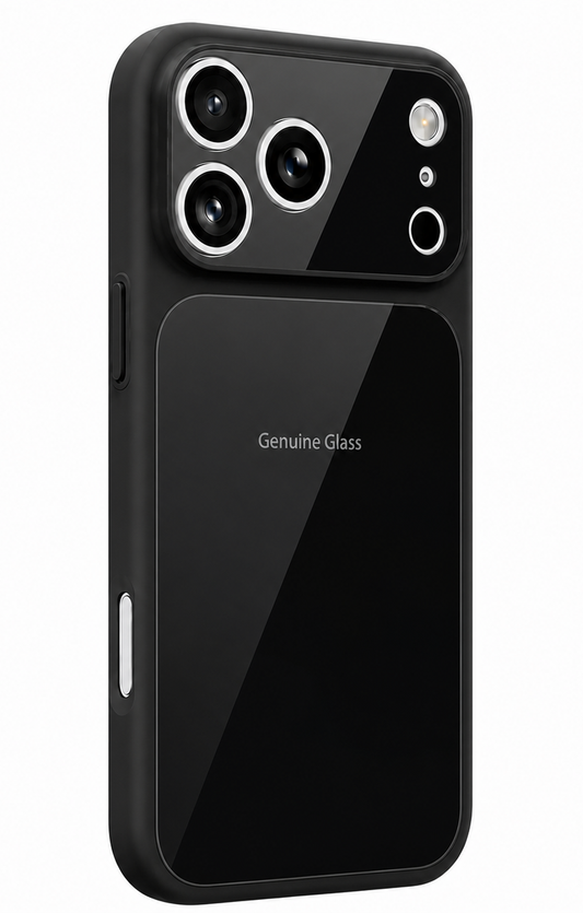 MagSafe Case for Apple iPhone 16, OEM, Genuine Glass, Black