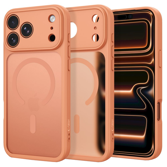 MagSafe Case for Apple iPhone 18 Pro Max / 17 Pro Max, Tech-Protect, BasicMag, Matte Orange