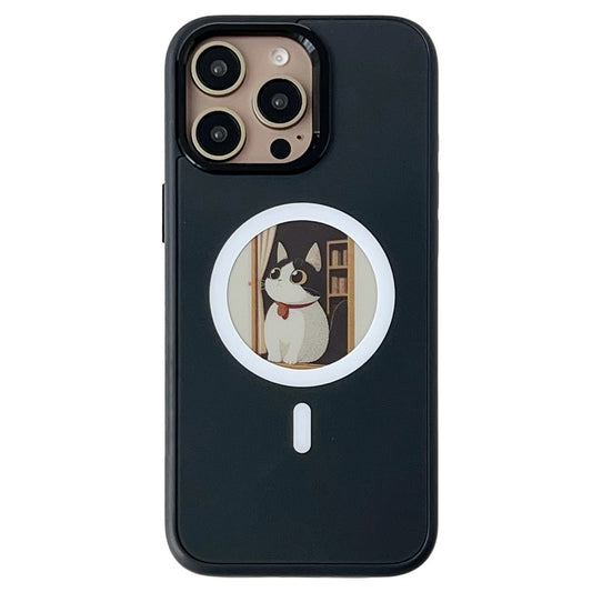 MagSafe Case for Apple iPhone 16 Pro Max, OEM, Round Screen Smart E-Ink, Black