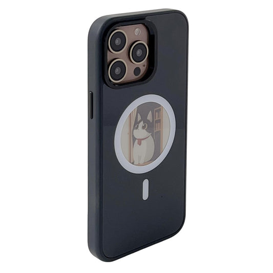 MagSafe Case for Apple iPhone 16 Pro Max, OEM, Round Screen Smart E-Ink, Black