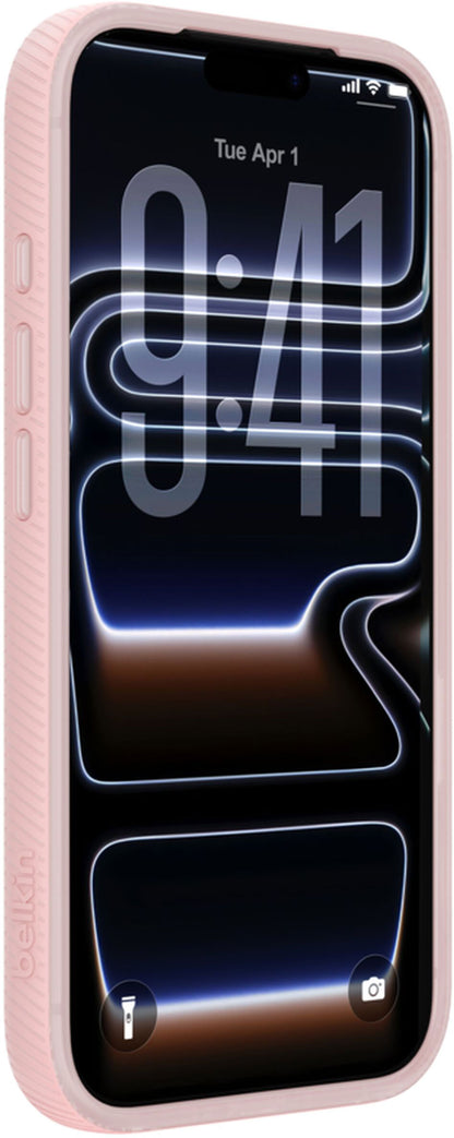 MagSafe Case for Apple iPhone 17 Pro Max, Belkin, SheerForce Grip, Pink MSA036hqPK