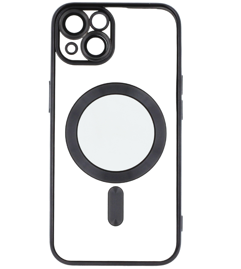 MagSafe Case for Apple iPhone 18 Pro Max / 17 Pro Max, OEM, Chrome Mag Color, Black