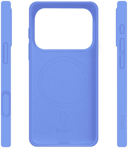 MagSafe Case for Apple iPhone 18 Pro Max / 17 Pro Max, Etteri, Silicone Mag, Blue
