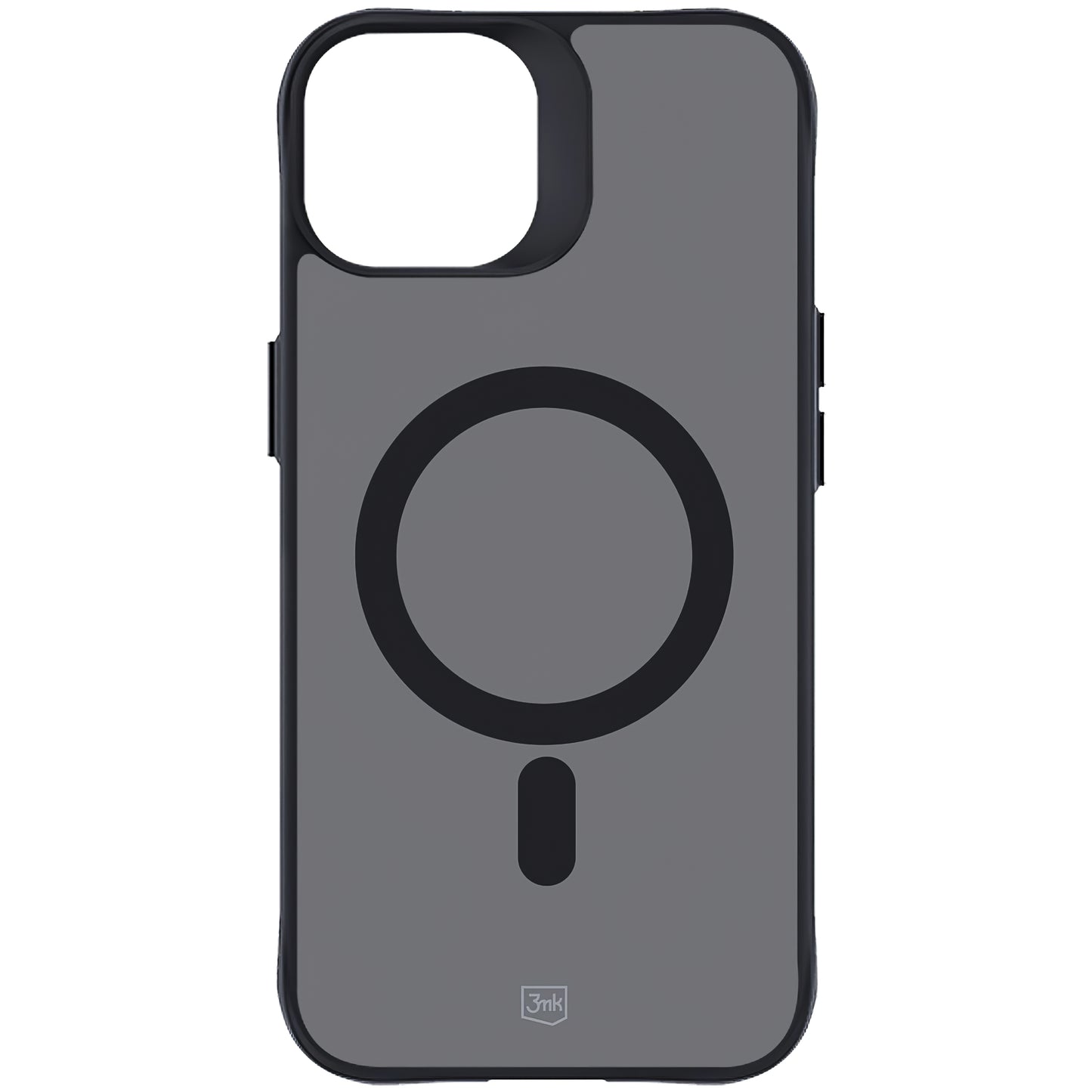 MagSafe Case for Apple iPhone 15, 3MK, Smoke MagCase, Black