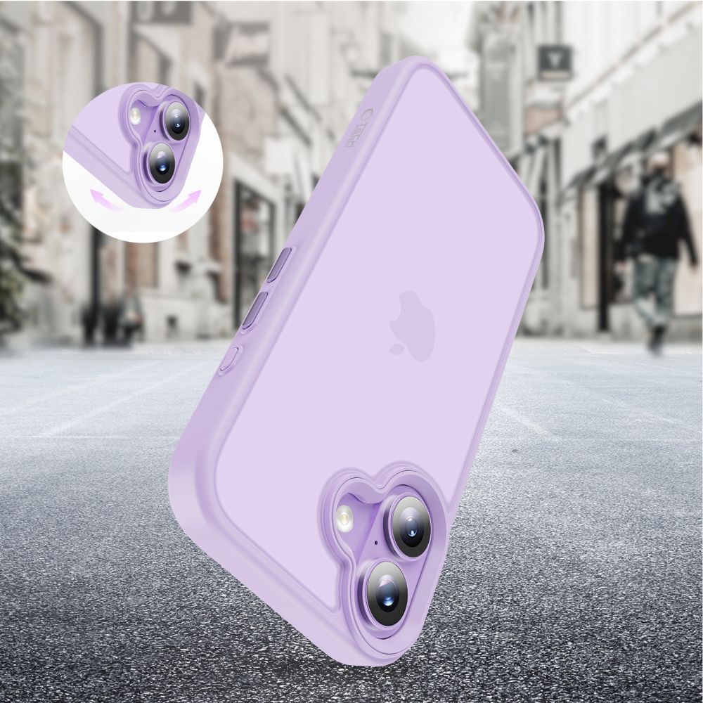 Case for Apple iPhone 17, Tech-Protect, Magmat, Matte Purple