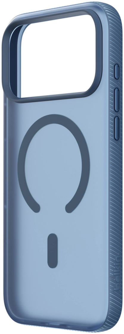 MagSafe Case for Apple iPhone 17 Pro Max, Belkin, SheerForce Grip, Navy MSA036hqNY