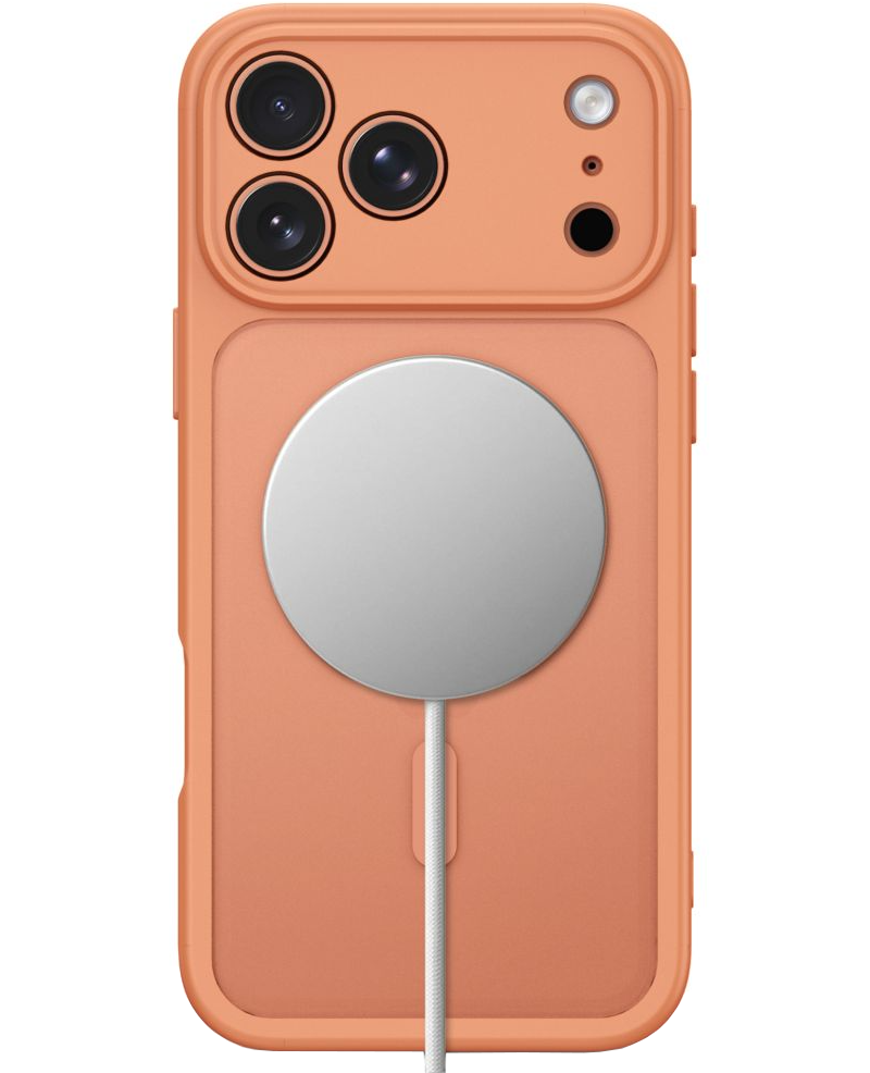MagSafe Case for Apple iPhone 18 Pro / 17 Pro, Tech-Protect, BasicMag, Matte Orange