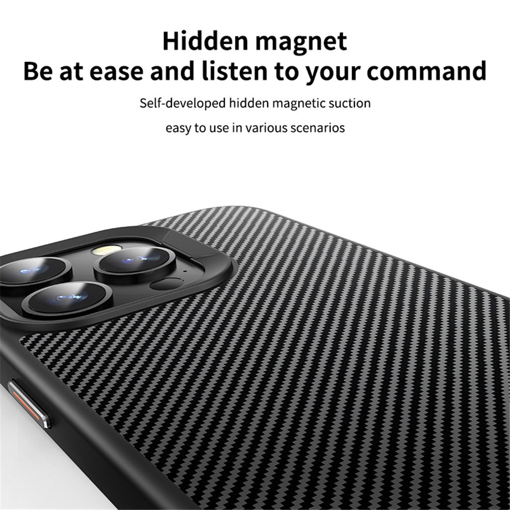 MagSafe Case for Apple iPhone 15 Pro, OEM, Carbon, Black