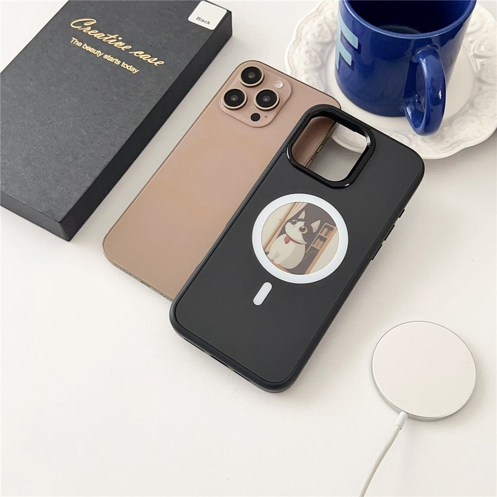 MagSafe Case for Apple iPhone 16 Pro, OEM, Round Screen Smart E-Ink, Black