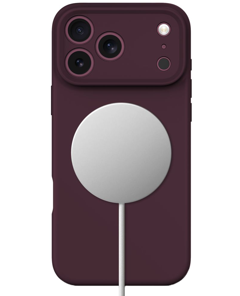 MagSafe Case for Apple iPhone 18 Pro / 17 Pro, Tech-Protect, Silicone, Burgundy