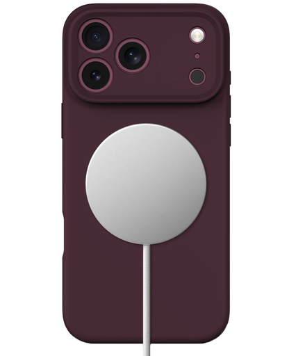 MagSafe Case for Apple iPhone 18 Pro / 17 Pro, Tech-Protect, Silicone, Burgundy