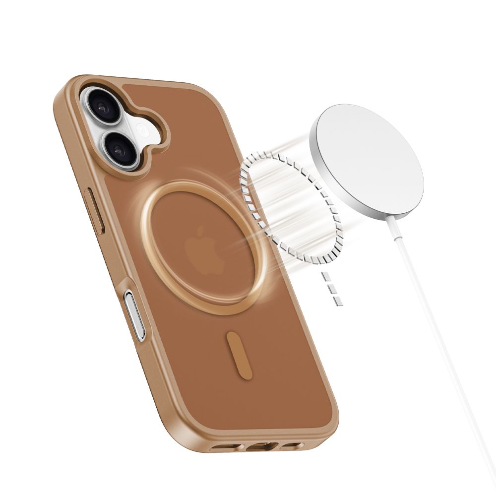 MagSafe Case for Apple iPhone 17, Tech-Protect, BasicMag, Brown