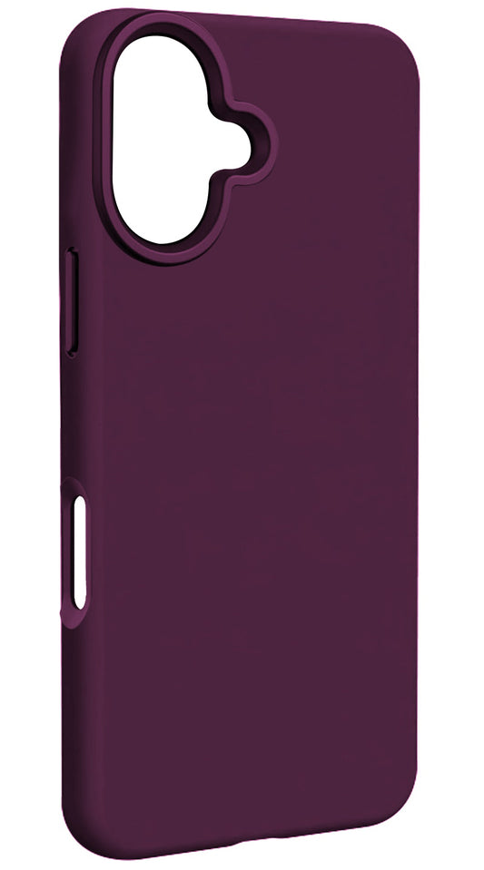 MagSafe Case for Apple iPhone 16, Etteri, Silicone Mag, Burgundy
