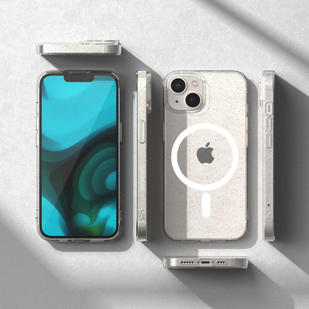 MagSafe Case for Apple iPhone 11 Pro, Techsuit, SparkleSkin, Transparent
