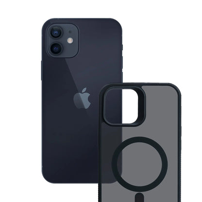 MagSafe Case for Apple iPhone 12 / 12 Pro, 3MK, Smoke MagCase, Black