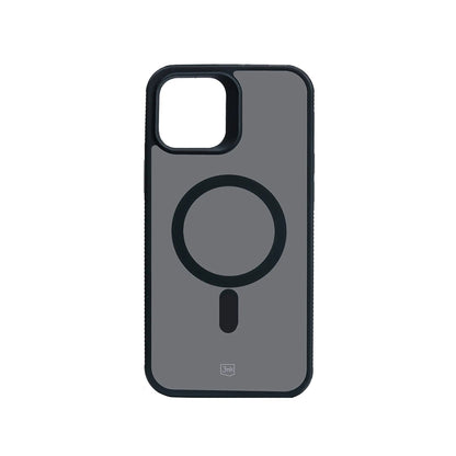 MagSafe Case for Apple iPhone 12 / 12 Pro, 3MK, Smoke MagCase, Black