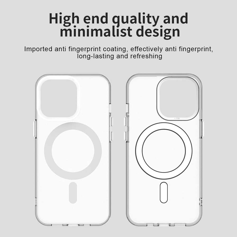 MagSafe Case for Apple iPhone 12 Pro Max, Techsuit, CandyCase, White